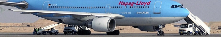 Hapag Lloyd Airbus A310-204 (D-AHLX) - Flughafen 'Hurghada International Airport' (Hurghada - EG) - 02 09 2004, 07:01 Uhr
