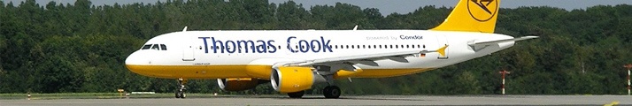 Startvorbereitung des Thomas Cook Airbus - Flughafen 'D�sseldorf International' (D�sseldorf - DE) - 02 09 2004, 13:03 Uhr