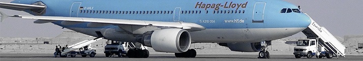 Hapag Lloyd Airbus A310-204 (D-AHLX) - Flughafen 'Hurghada International Airport' (Hurghada - EG) - 02 09 2004, 07:01 Uhr