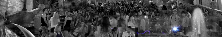 Spanische Treppe am Abend - Piazza di Spagna (Rom - IT) - 05 08 2012, 21:11 Uhr